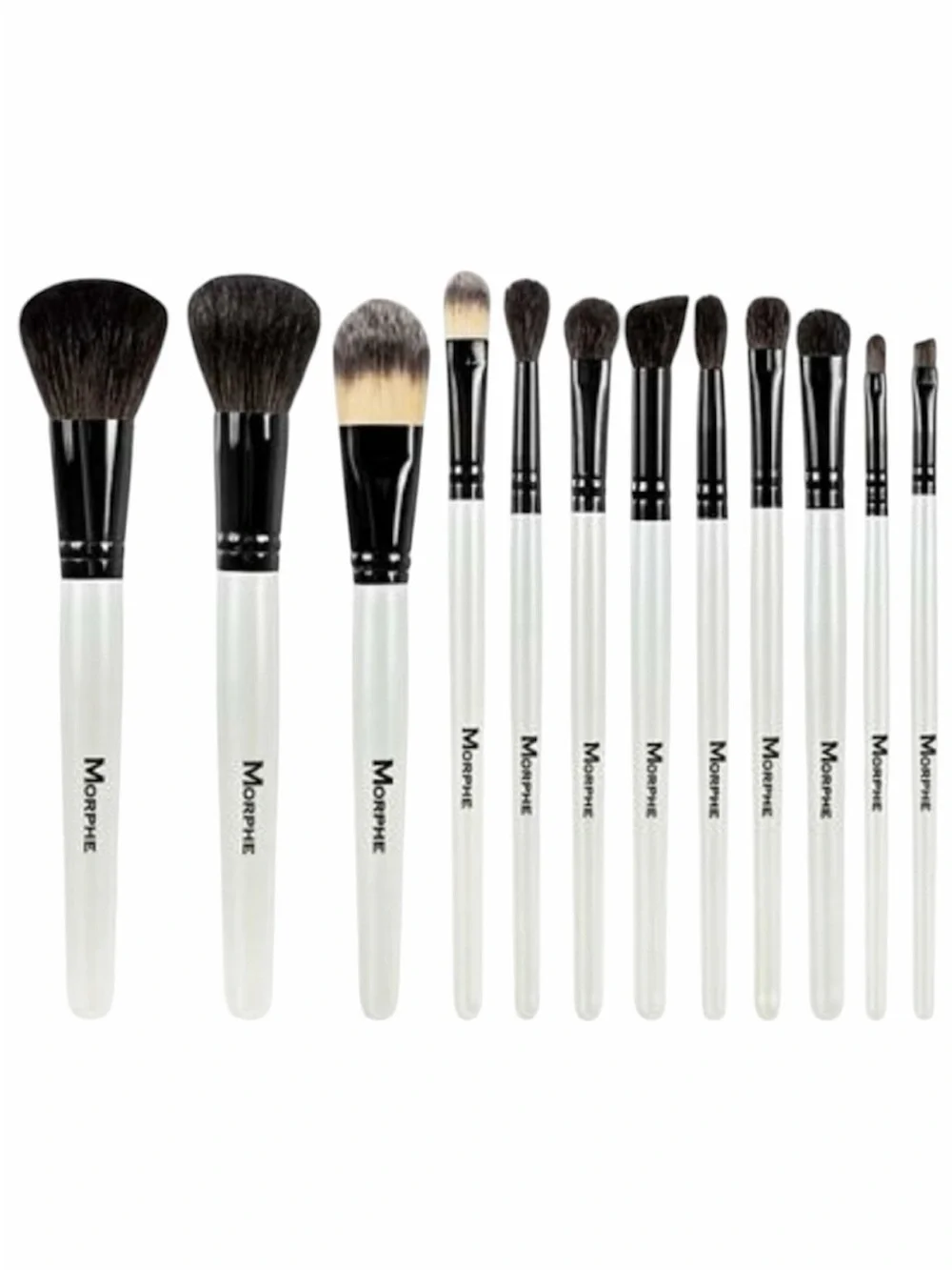 MORPHE 706 12 Piece Striped Travel Brush Case Set NEW